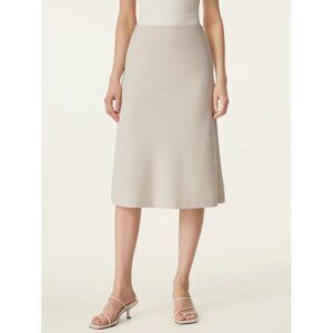 NEW OGL MOVE A-Line Skirt With Pockets Side Zipper‎ Morning Mist Beige XS